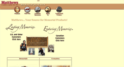 Desktop Screenshot of matthewsbronze.com
